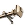 13/16" Moyat Curtain Rod 48-84 inch - Antique Brass view 4