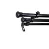 13/16" Triple Curtain Rod 120-170 inch - Black view 4