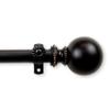 13/16" Jodi Bay Window Curtain Rod 20-36", 38-72" - Black view 4
