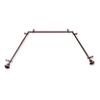 13/16" Moyat Bay Window Curtain Rod 20-36", 38-72" - Cocoa view 1