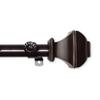 13/16" Moyat Bay Window Curtain Rod 20-36", 38-72" - Cocoa view 4