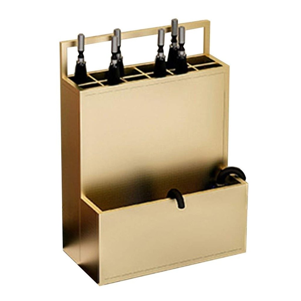 Umbrella Racks WXYZ Golden Hotel Business Umbrella Stand, Large Capacity Umbrella Box, Can Store 15-20 Umbrellas, 38x26x60cm, 48x27x67cm (Size : 48x27x67cm)