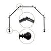 13/16" Nathan 5-Sided Bay Window Curtain Rod - Black view 1