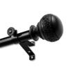 13/16" Nathan 5-Sided Bay Window Curtain Rod - Black view 4