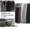 QWEASDF Electric Kettle Double Wall Stainless Steel Teapot Cool Touch 1500W Fast Boiling Heater Cordless Teapot Auto Shut-Off Boil Dry Protection BPA-Free,Green view 3