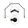13/16" Jodi 5-Sided Bay Window Curtain Rod - Black view 1