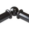13/16" Jodi 5-Sided Bay Window Curtain Rod - Black view 3