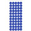 Atomic Mobiles Groovy Retro Room Divider DIY Kit - Navy Blue - Mid Century Modern Contemporary Room Partition - Home and Office Decor - Lots of Sizes! (XL - 42" w x 72" h) view 1