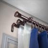 13/16" Triple Curtain Rod 28-48 inch - Cocoa view 3