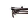 13/16" Triple Curtain Rod 28-48 inch - Cocoa view 4