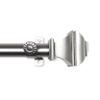 13/16" Moyat Bay Window Curtain Rod 20-36", 38-72" - Satin Nickel view 4