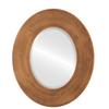 OVALCREST Oval Beveled Wall Mirror for Home Decor - Tribeca Style - Sunset Gold - 32x44 Outside Dimensions view 1