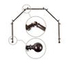 13/16" Jodi 5-Sided Bay Window Curtain Rod - Cocoa view 1