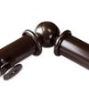 13/16" Jodi 5-Sided Bay Window Curtain Rod - Cocoa view 3
