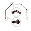 13/16" Moyat 5-Sided Bay Window Curtain Rod - Cocoa view 1