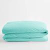 100% Natural Cotton Duvet Cover Set King- Calking Size - 800 Thread Count 3 Piece Bedding Set, Smooth Sateen Weave, Aqua Comforter Cover and Two Pillow Shams view 1
