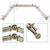 13/16" Moyat Bay Window Double Curtain Rod 20-36", 38-72" - Antique Brass view 2