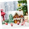 12pcs Christmas Miniature Ornament Resin Santa Claus Figurine Fairy Garden Doll House Decoration for Holiday Party Favor view 4