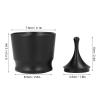 304 Stainless Steel Coffee Dosing Powder Receiver Container Coffee Accessories Coffee Supply 58mm for milk tea shops homes coffee shops (Black) view 2