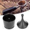 304 Stainless Steel Coffee Dosing Powder Receiver Container Coffee Accessories Coffee Supply 58mm for milk tea shops homes coffee shops (Black) view 3