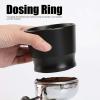 304 Stainless Steel Coffee Dosing Powder Receiver Container Coffee Accessories Coffee Supply 58mm for milk tea shops homes coffee shops (Black) view 4