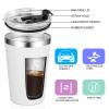 VEGOND 12oz Tumbler Stainless Steel Tumbler bulk Vacuum Insulated Double Wall Travel Tumbler with Lid and Straw Reusable Tumbler, White 12 Pack view 2