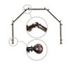 13/16" Nathan 5-Sided Bay Window Curtain Rod - Cocoa view 1