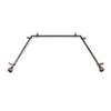 13/16" Nathan Bay Window Curtain Rod 20-36", 38-72" - Cocoa view 1