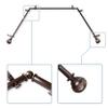 13/16" Nathan Bay Window Curtain Rod 20-36", 38-72" - Cocoa view 2