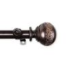 13/16" Nathan Bay Window Curtain Rod 20-36", 38-72" - Cocoa view 4