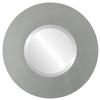 OVALCREST Round Beveled Wall Mirror for Home Decor - Tribeca Style - Bright Silver - 32x32 Outside Dimensions view 1