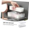 Cabilock 2pcs Organizer Trays Dividers for Kitchen and Office Stackable Compartment Storage Box for Jewelry Cutlery and Items view 3