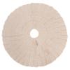 23.6Inches White Ruffle Christmas Tree Skirt Triple Burlap Creme Tree Skirt Mat for Holiday Decoration view 1