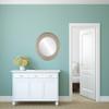 OVALCREST Round Beveled Wall Mirror for Home Decor - Avenue Style - Burnished Silver - 18x18 Outside Dimensions view 3