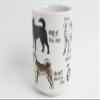 Mino ware Japanese Ceramics Sushi Yunomi Chawan Tea Cup Japanese Dog made in Japan (Japan Import) YAY079 view 2