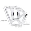 Shoes Cabinet Hinge,2Pcs Stainless Steel Shoes Drawer Hinges Shoe Rack Frame Turing Rack Replacement Fittings for Shoes Storage and Arrangement (3 Layers) view 2