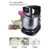 3 in 1 Stand Mixer, Food Processor, 1300W Kitchen Food Mixer with 6 Speed and Pulse, Home mixer stand up with 6.5L Stainless Steel Bowl, Dough Hook, Whisk, Beater, and Juice Extractor,White view 4