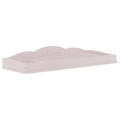 Evolur Aurora Change Tray I Lasting Quality I Intricate Ribbon Bow Scrollwork, Dusty Rose