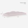 Evolur Aurora Change Tray I Lasting Quality I Intricate Ribbon Bow Scrollwork, Dusty Rose view 3