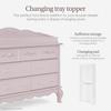 Evolur Aurora Change Tray I Lasting Quality I Intricate Ribbon Bow Scrollwork, Dusty Rose view 4
