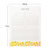 Jot & Mark Recipe Card Paper Full Page 8.5x11 with Crystal Clear Page Protectors for 3 Ring Binder, 30 Count (Lemon Twist) - Recipe Cards view 2