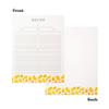 Jot & Mark Recipe Card Paper Full Page 8.5x11 with Crystal Clear Page Protectors for 3 Ring Binder, 30 Count (Lemon Twist) - Recipe Cards view 4