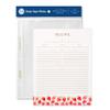 Jot & Mark Recipe Card Paper Full Page 8.5x11 with Crystal Clear Page Protectors for 3 Ring Binder, 30 Count (Strawberry Wilds) - Recipe Cards view 1