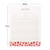 Jot & Mark Recipe Card Paper Full Page 8.5x11 with Crystal Clear Page Protectors for 3 Ring Binder, 30 Count (Strawberry Wilds) - Recipe Cards view 2