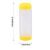 Cabilock Sauce Bottles Two-head Squeeze Bottles for Condiments Ketchup Mayonnaise Food-grade Plastic Portable view 2