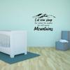 Let Him Sleep Life Postive Motivation Quotes Quote Wall Sticker Art Decals for Girls Boys Room Bedroom Nursery Kindergarten House Fun Home Decor Stickers Wall Art Vinyl Decoration Size (35x40 inch) view 3