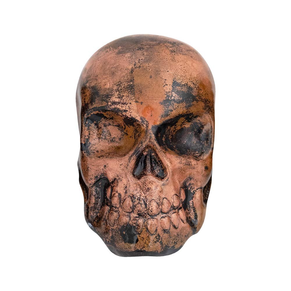 Premier Copper Products TH_SKULL Handcrafted One-of-a-Kind Copper Skull Beer Tap Handle