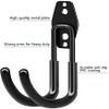 Ironing Board Hanger Wall Mount,for Laundry Rooms, Utility Rooms, Closetssaving, No Ironing Board, 2-Pcs,Wall Mount Double Hook,Heavy Duty Steel Garage Storage Utility Hooks with Anti-Slip Coating view 4