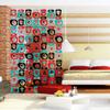 Atomic Mobiles MCM Retro-A-GoGo Room Divider DIY Kit - Mid Century Modern Contemporary Home Decor Room Partition - Home and Office Decor - 5 Sizes! (XXL - 54" w x 78" h) view 2
