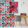Atomic Mobiles MCM Retro-A-GoGo Room Divider DIY Kit - Mid Century Modern Contemporary Home Decor Room Partition - Home and Office Decor - 5 Sizes! (XXL - 54" w x 78" h) view 3
